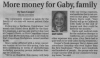 More money for Gaby family