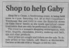 Shop to help Gaby