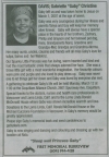 Gaby's Obituary - Tri City News March 9, 2007